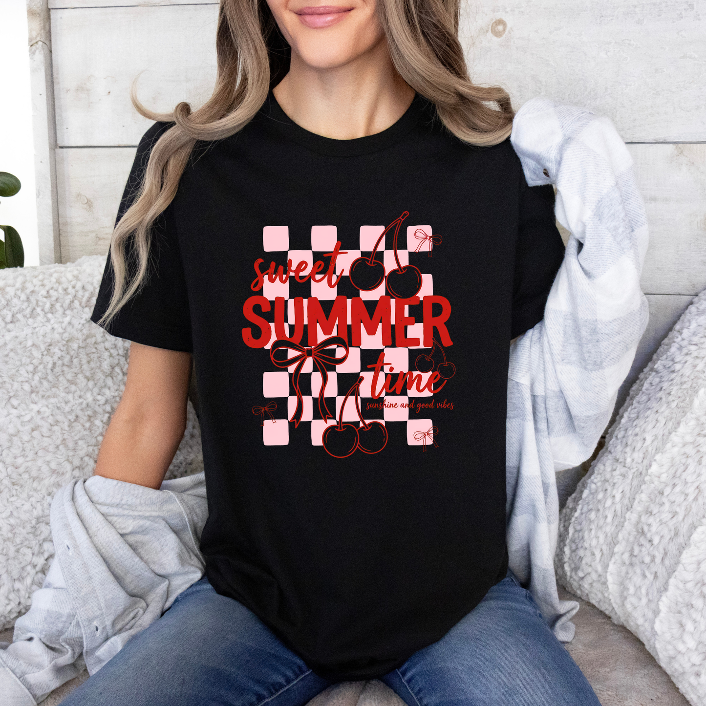 🍒🎀 Sweet Summer Cherry T-Shirt ☀️✨
