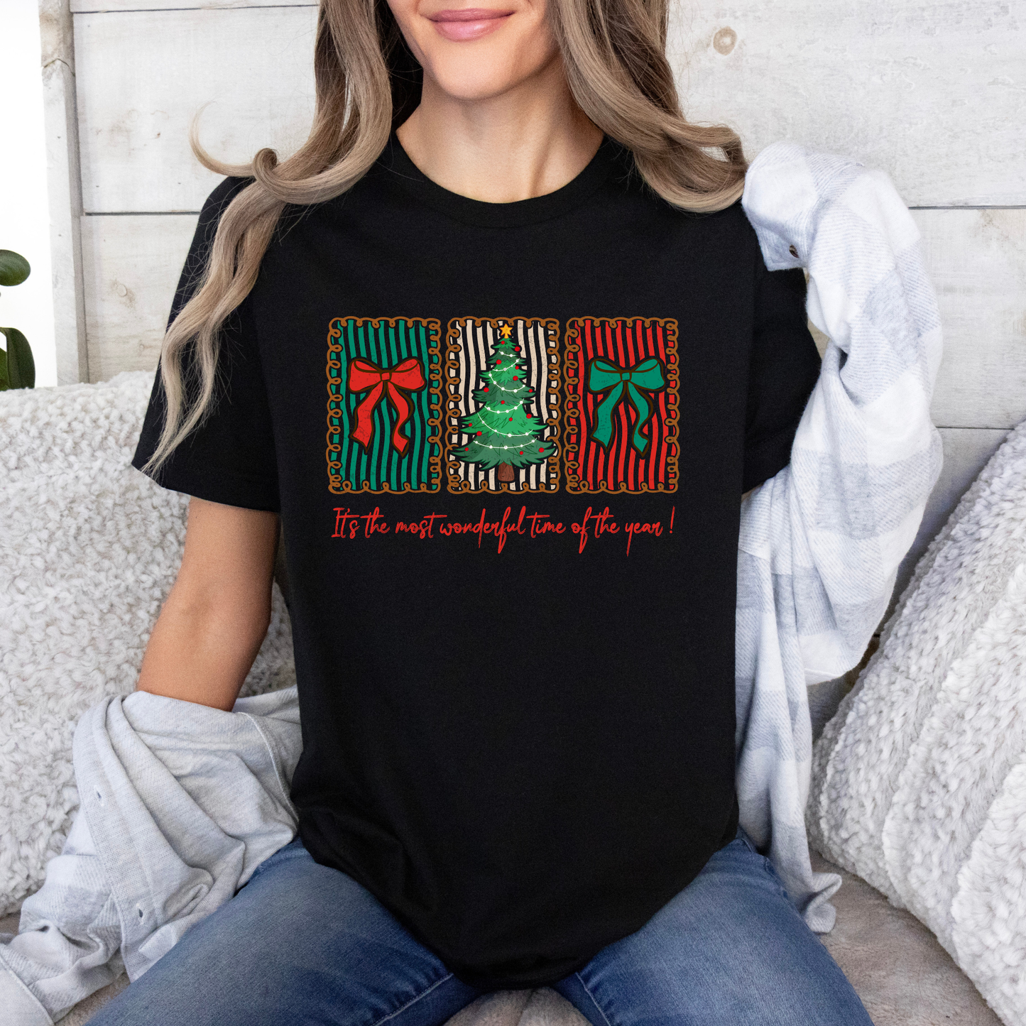 🍬🎄 Sweet Holiday Cheer ✨ 100% Organic Cotton T-Shirt