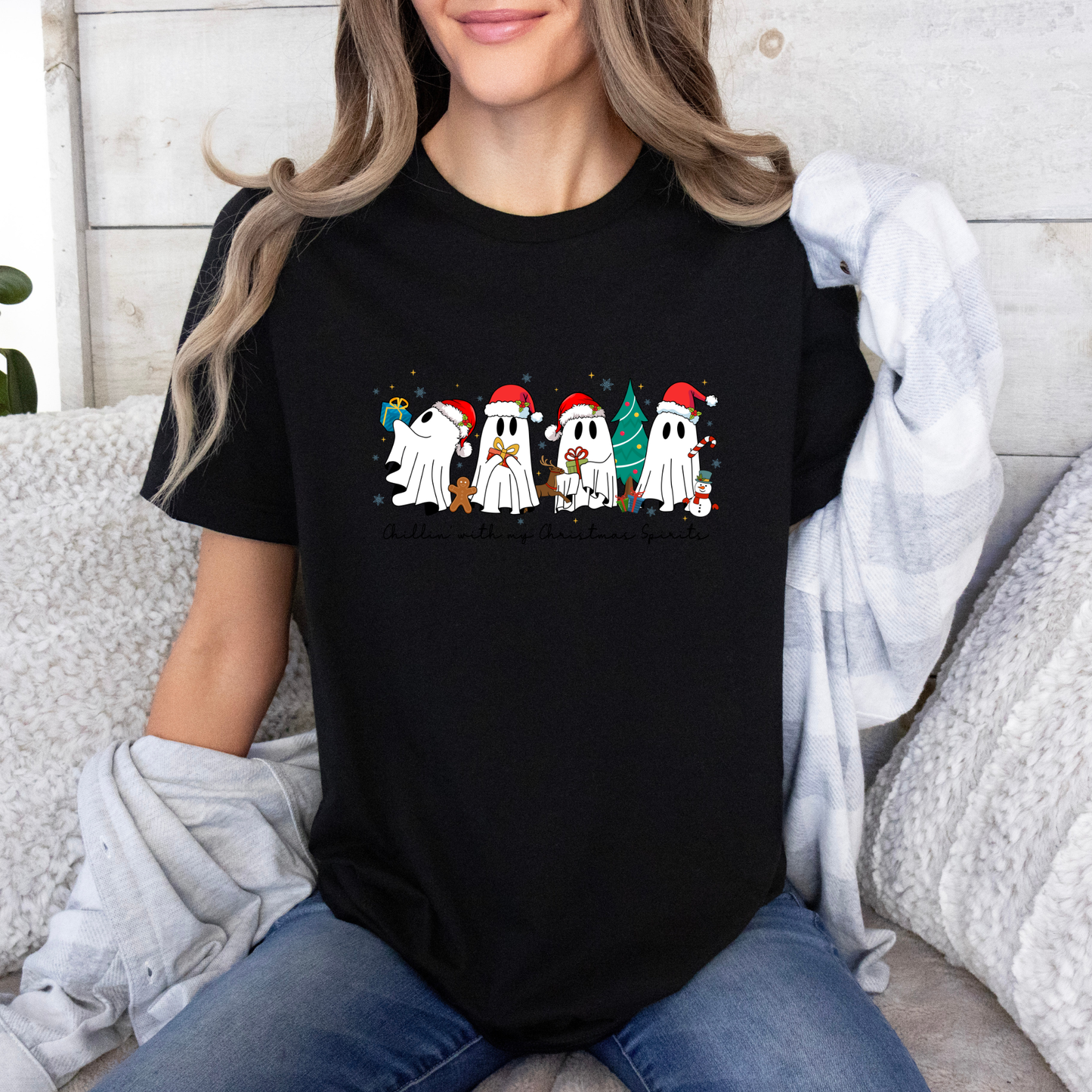 👻🎄 Ghostmas Crew ✨  100% Organic Cotton T-Shirt