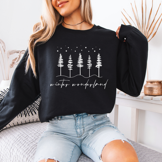 ❄️ Winter Wonderland ⛄  Organic Cotton Sweatshirt