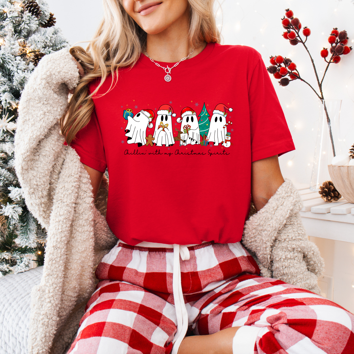 👻🎄 Ghostmas Crew ✨  100% Organic Cotton T-Shirt