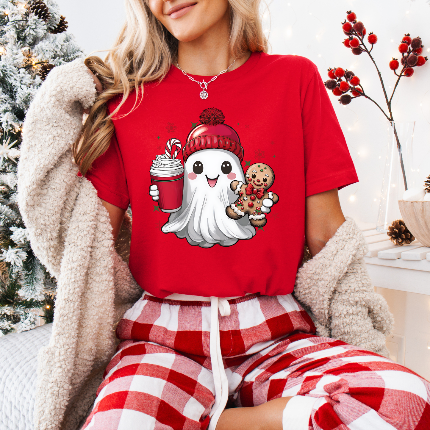 👻🎄 Christmas Boo ✨  100% Organic Cotton T-Shirt