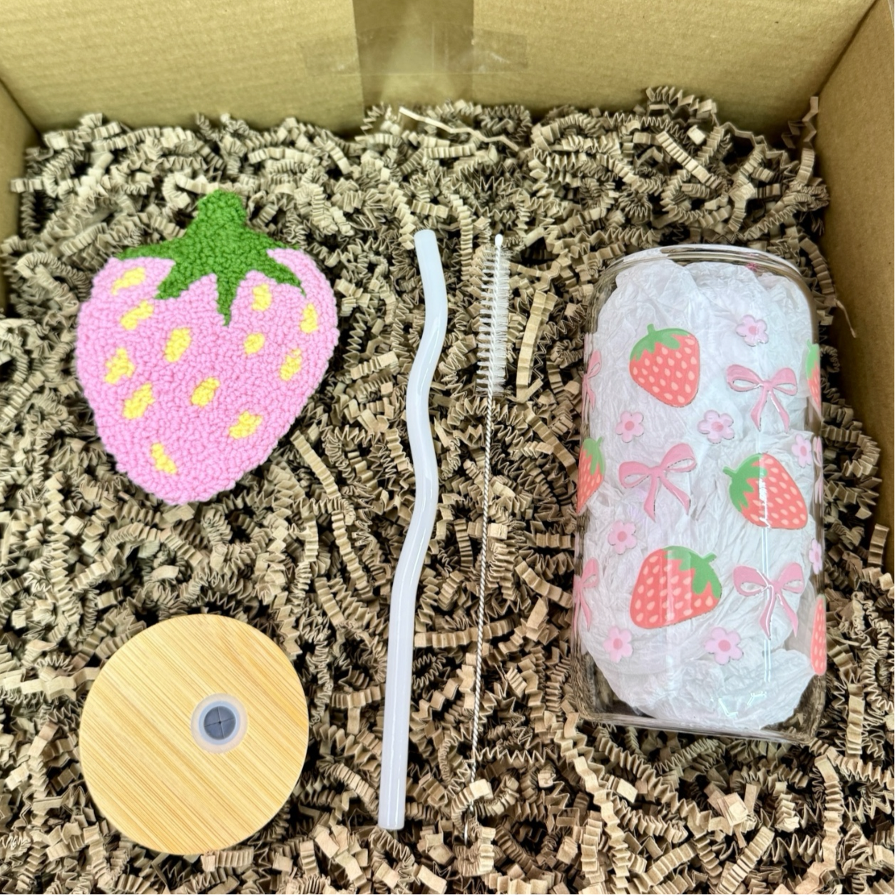 🍓 Pink Strawberry Dreams Gift Set 🍓