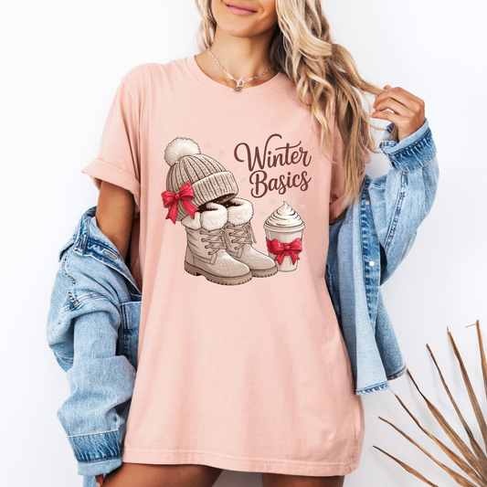 🎀 Winter Basics Cozy ❄️🧣☕
100% Organic Cotton T-Shirt