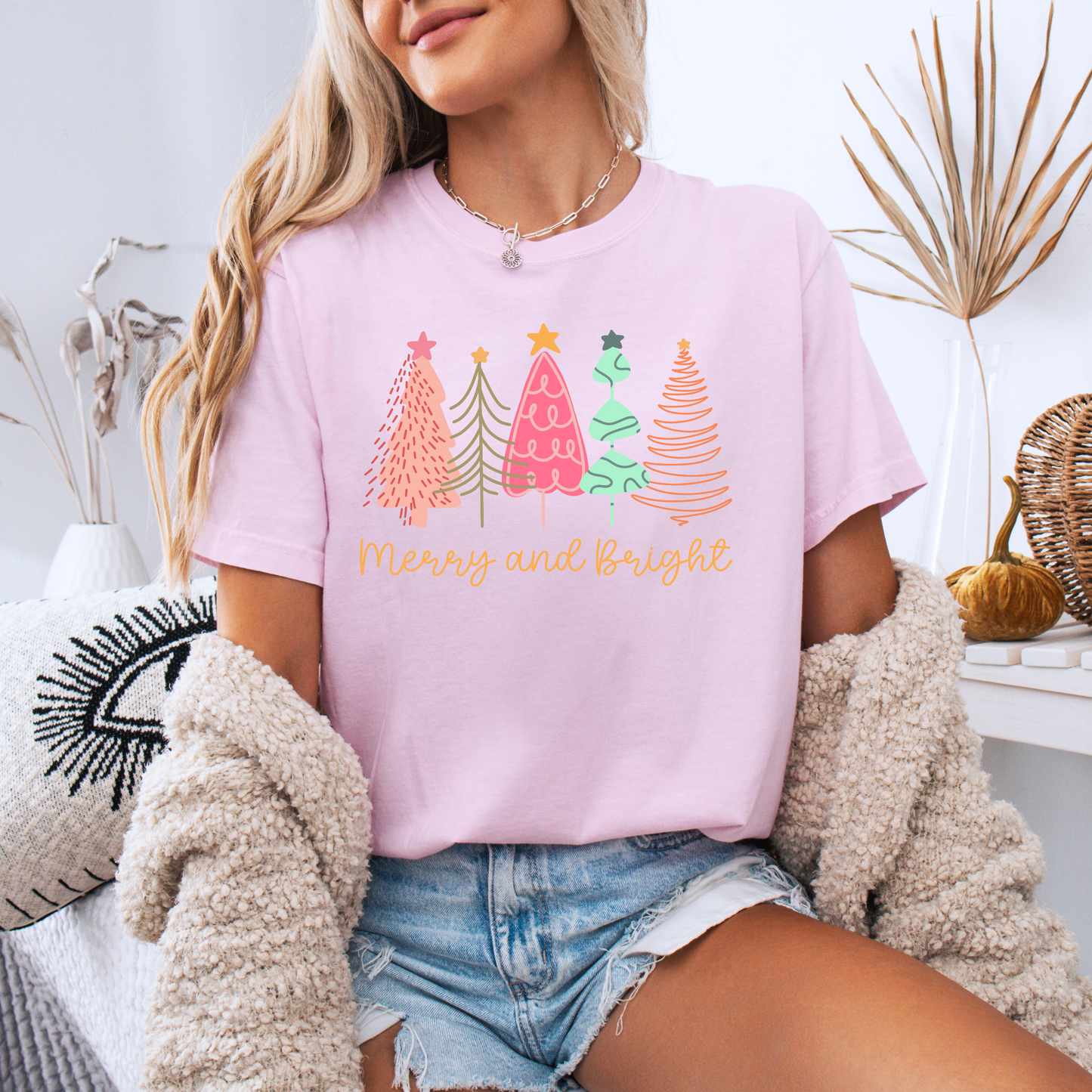 🎄✨ Merry & Bright Forest 🌟 100% Organic Cotton T-Shirt