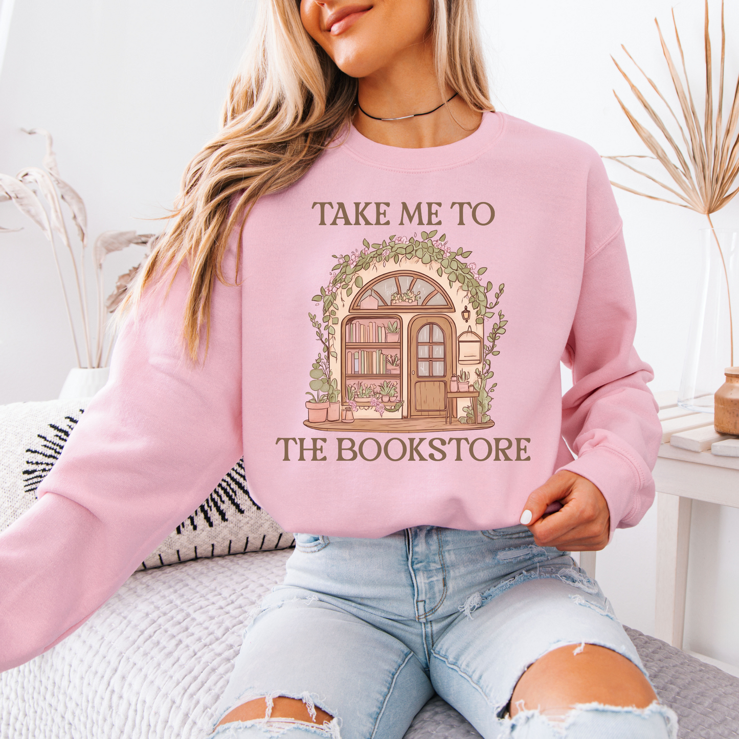 Take me to The Bookstore Sweatshirt📖