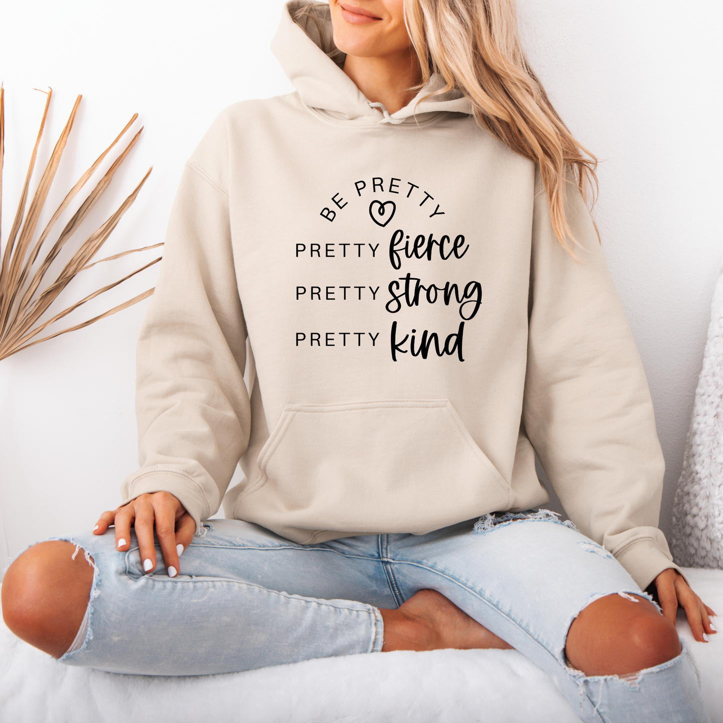 Be Pretty Oversized Hoodie hoodie Organic Cotton