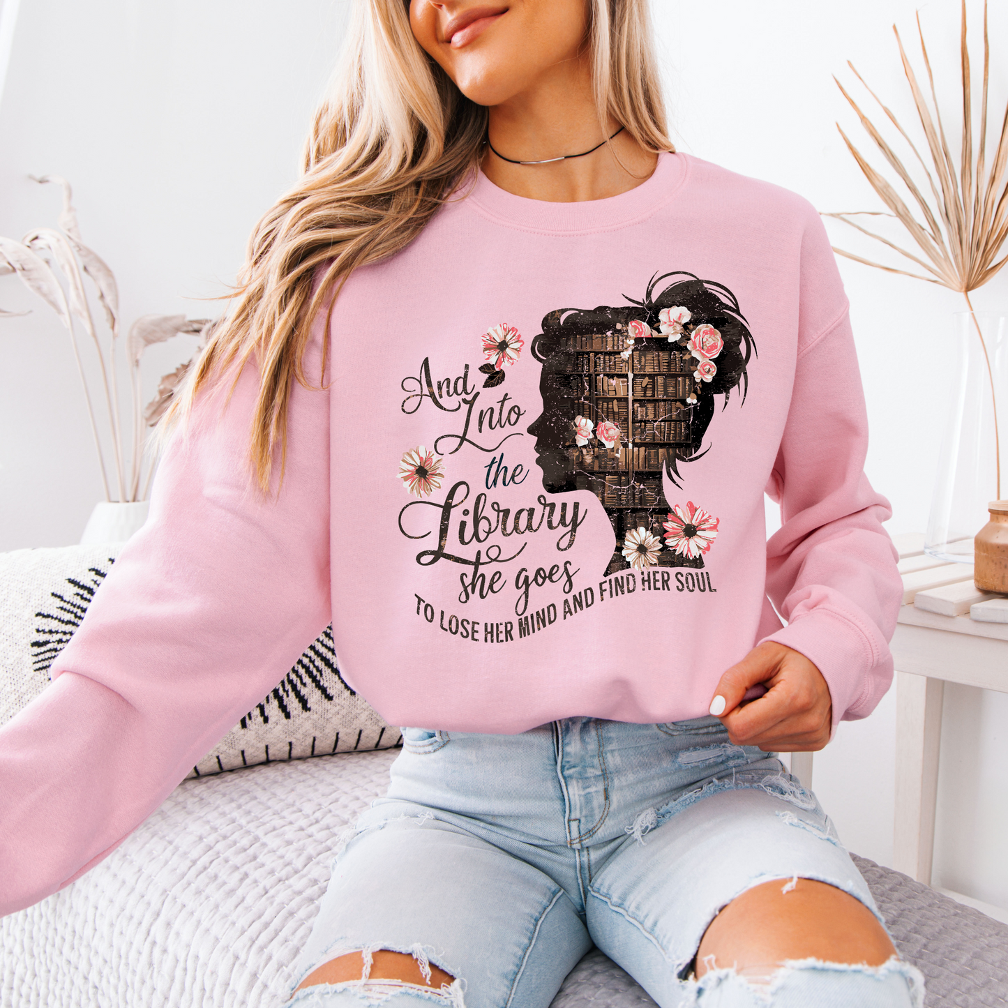 The Library Within Organic Cotton Crewneck Sweatshirt
