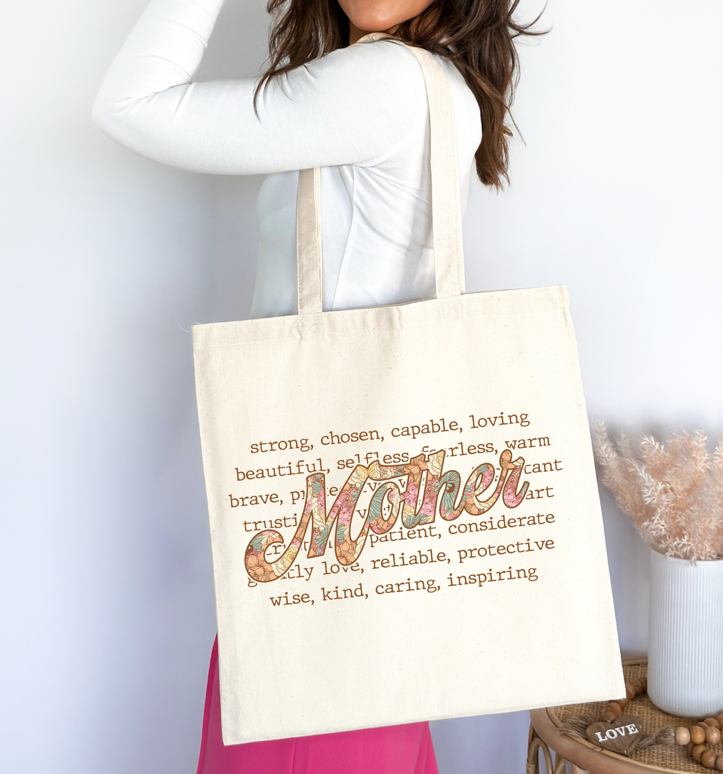 Mother Definition Tote Bag 🤍✨