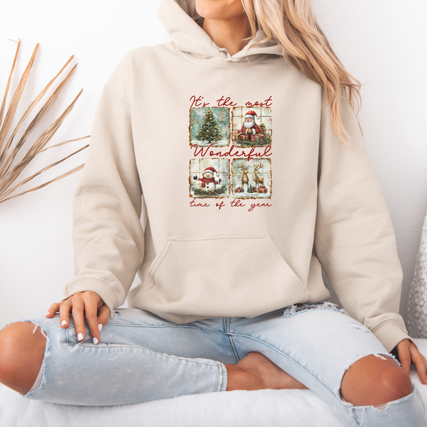 🎄 Vintage Christmas Magic ✨  Luxuriously Thick Hoodie