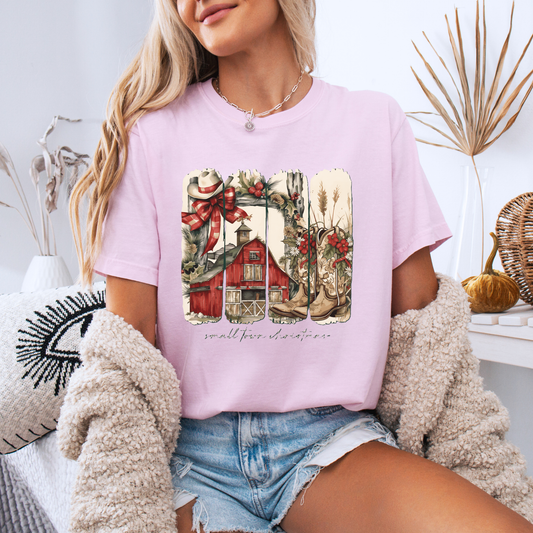 🎄🏘️ Small Town Christmas ✨ 100% Organic Cotton T-Shirt