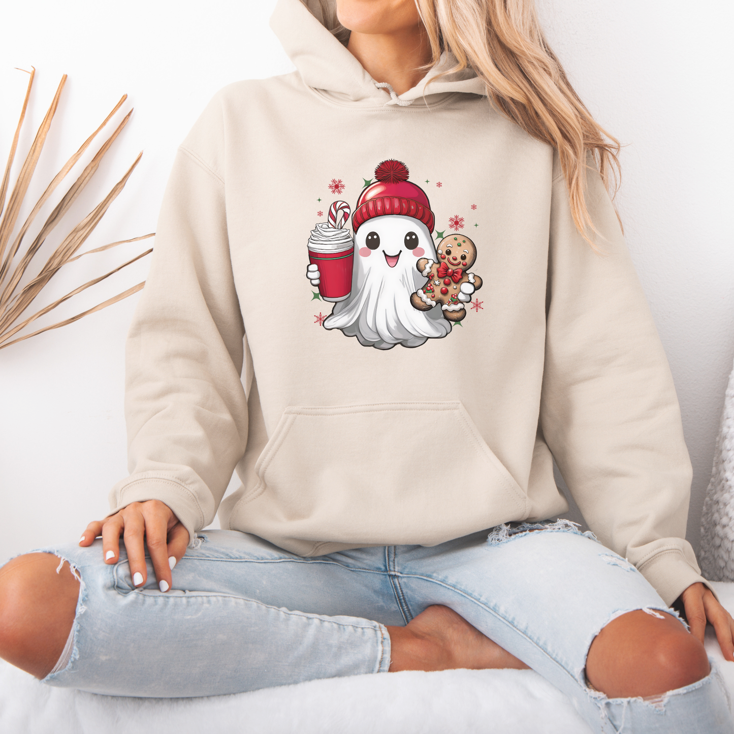👻 Christmas Boo 🎄 Luxuriously Thick Hoodie