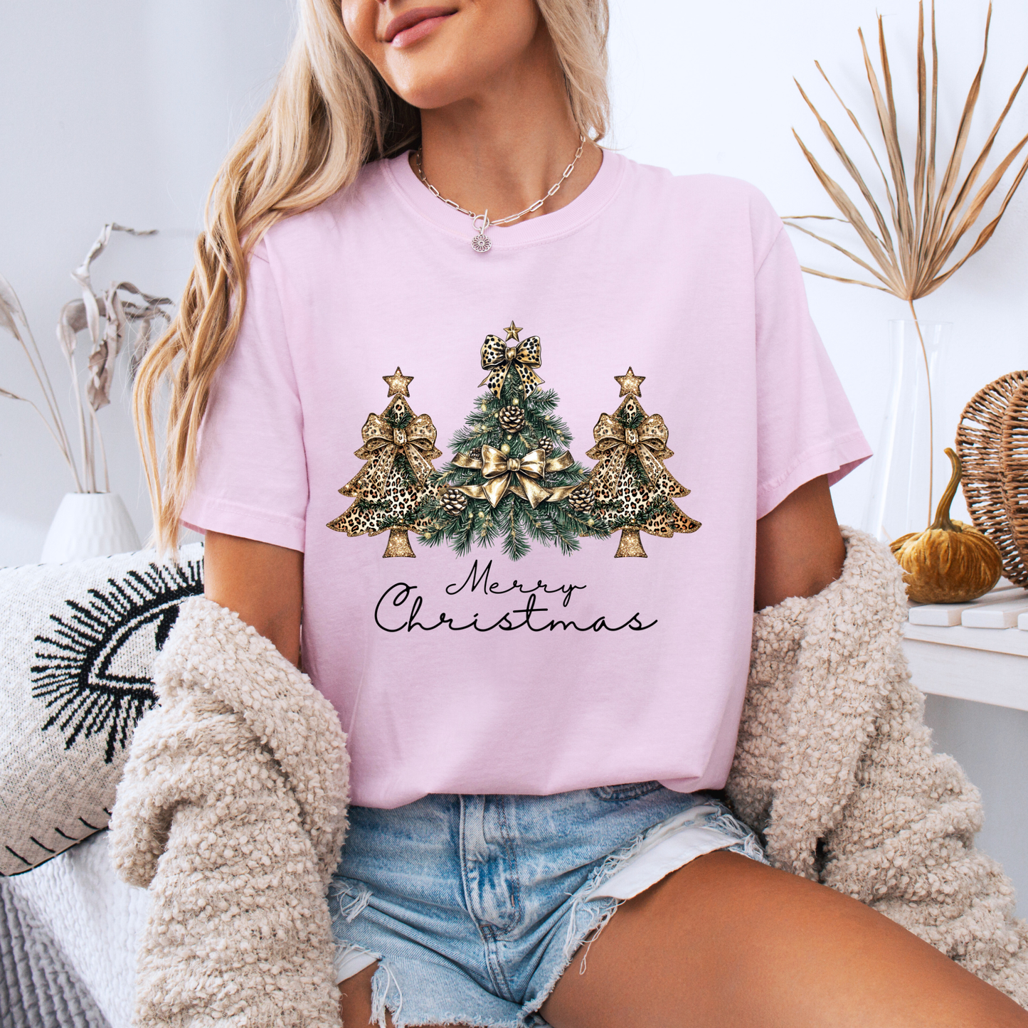 ✨💛 Golden Glam Christmas 🎄 100% Organic Cotton T-Shirt
