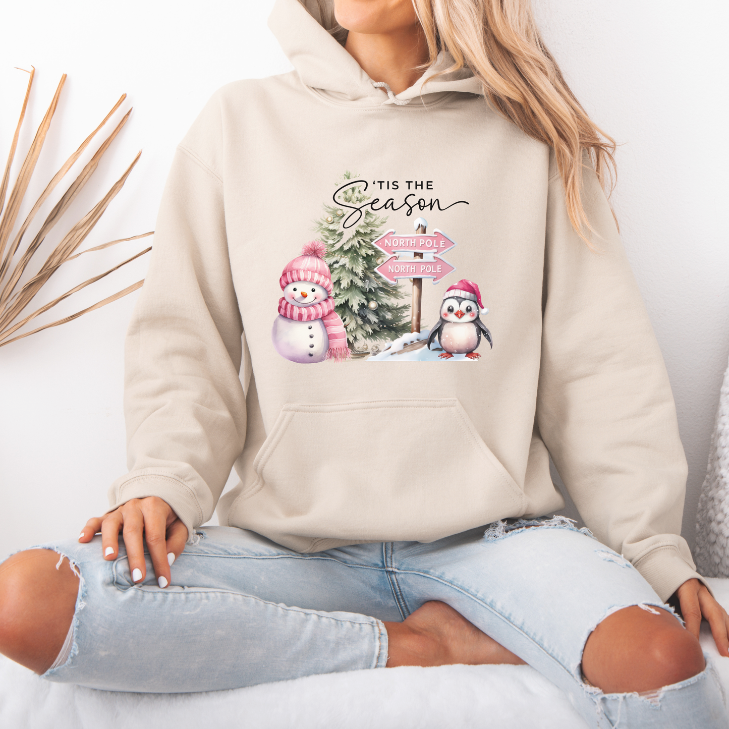 🎀 Pink North Pole 💖  Luxuriously Thick Hoodie