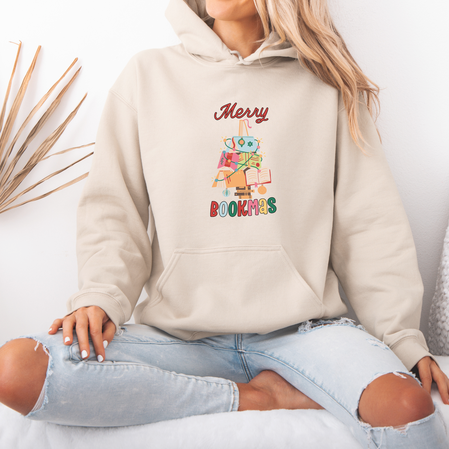 🎄 Merry Bookmas 📚  Luxuriously Thick Hoodie