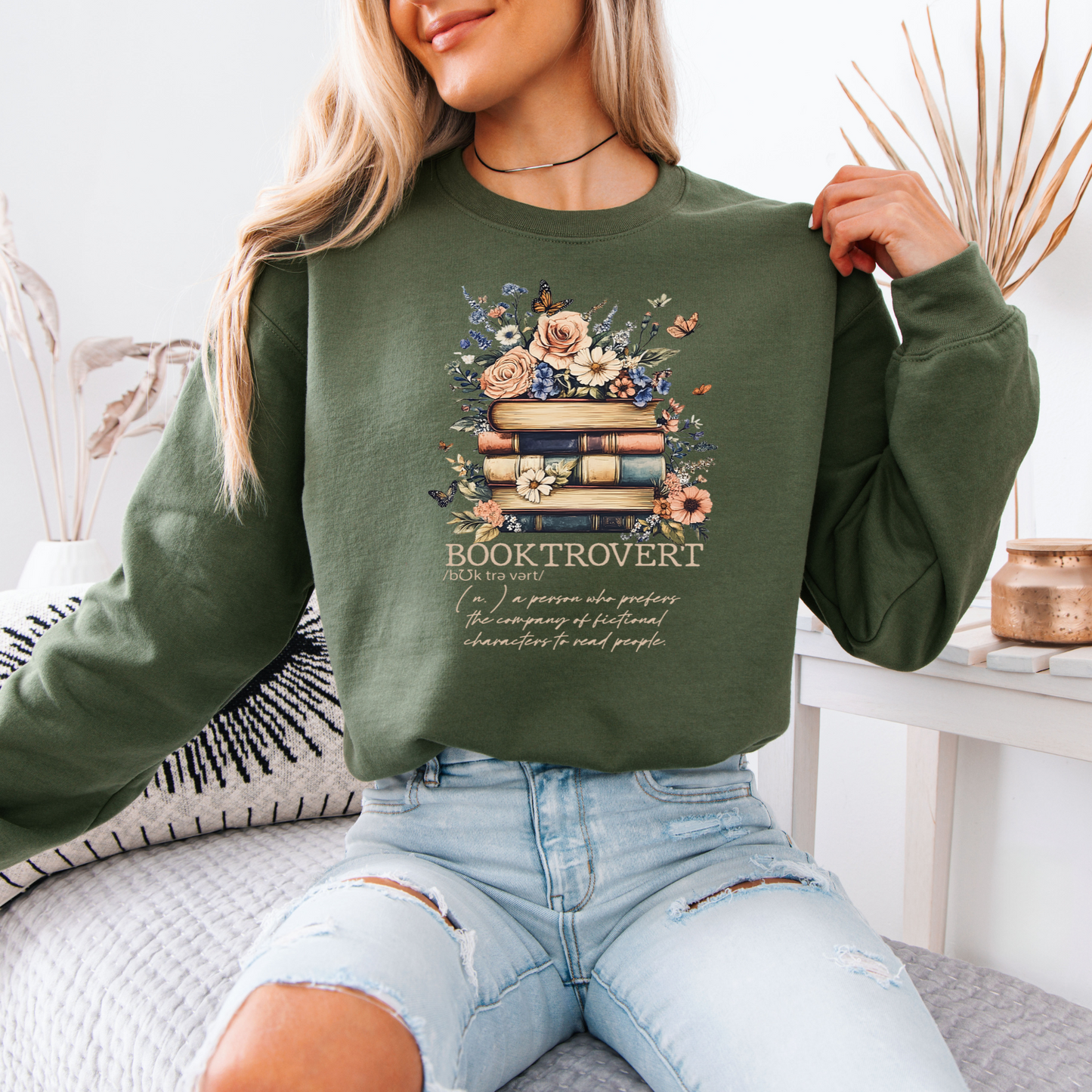 The Booktrovert Life Sweatshirt 📚✨