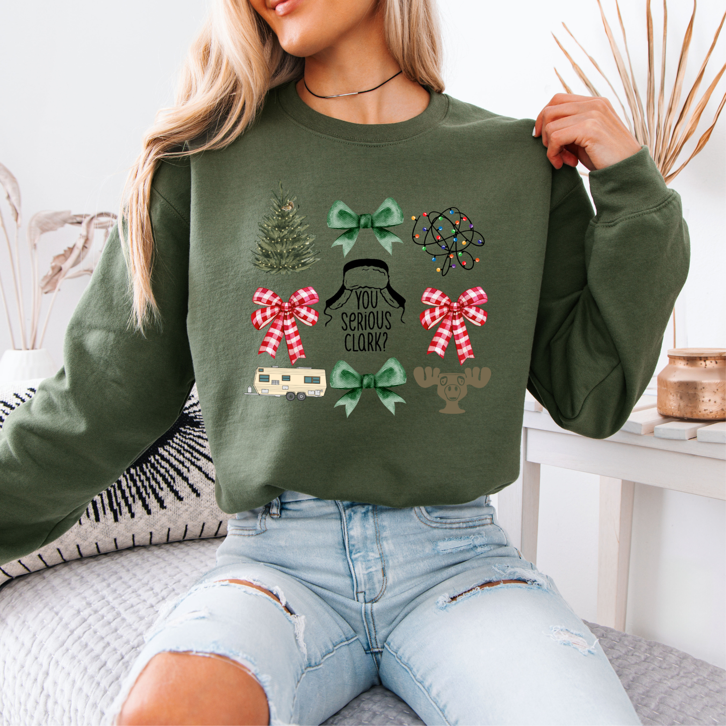 🎅🏼 You Serious, Clark? 🎄  Organic Cotton Sweatshirt