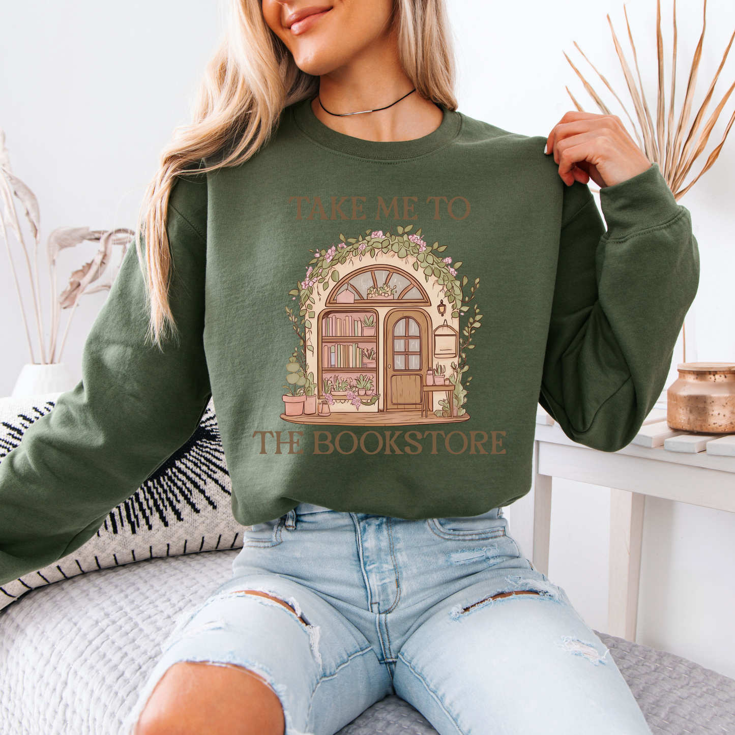 Take me to The Bookstore Sweatshirt📖