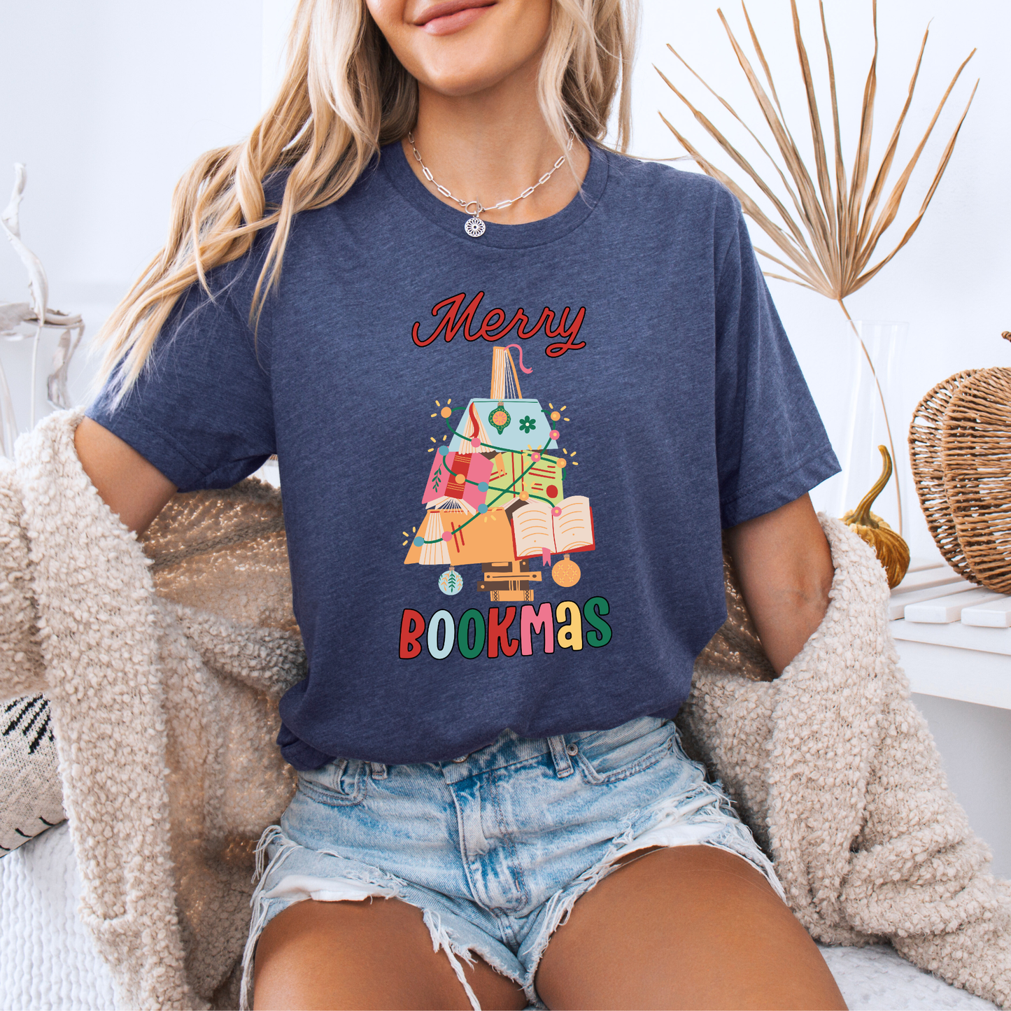 🎄📚 Merry Bookmas ✨ 100% Organic Cotton T-Shirt
