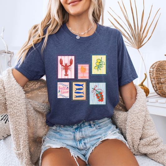 🍋🇮🇹 Amalfi Coast Graphic Tee 🌊✨