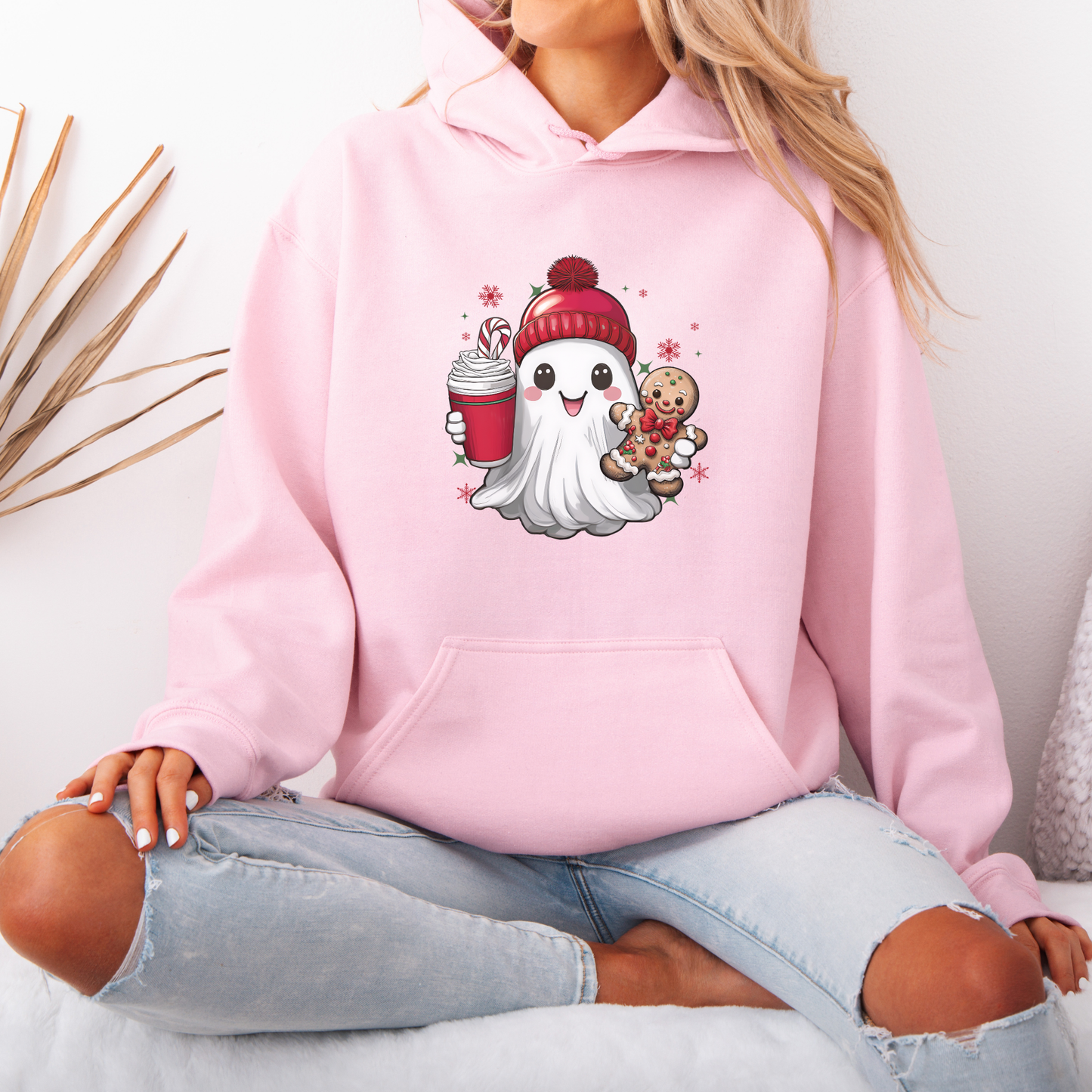👻 Christmas Boo 🎄 Luxuriously Thick Hoodie