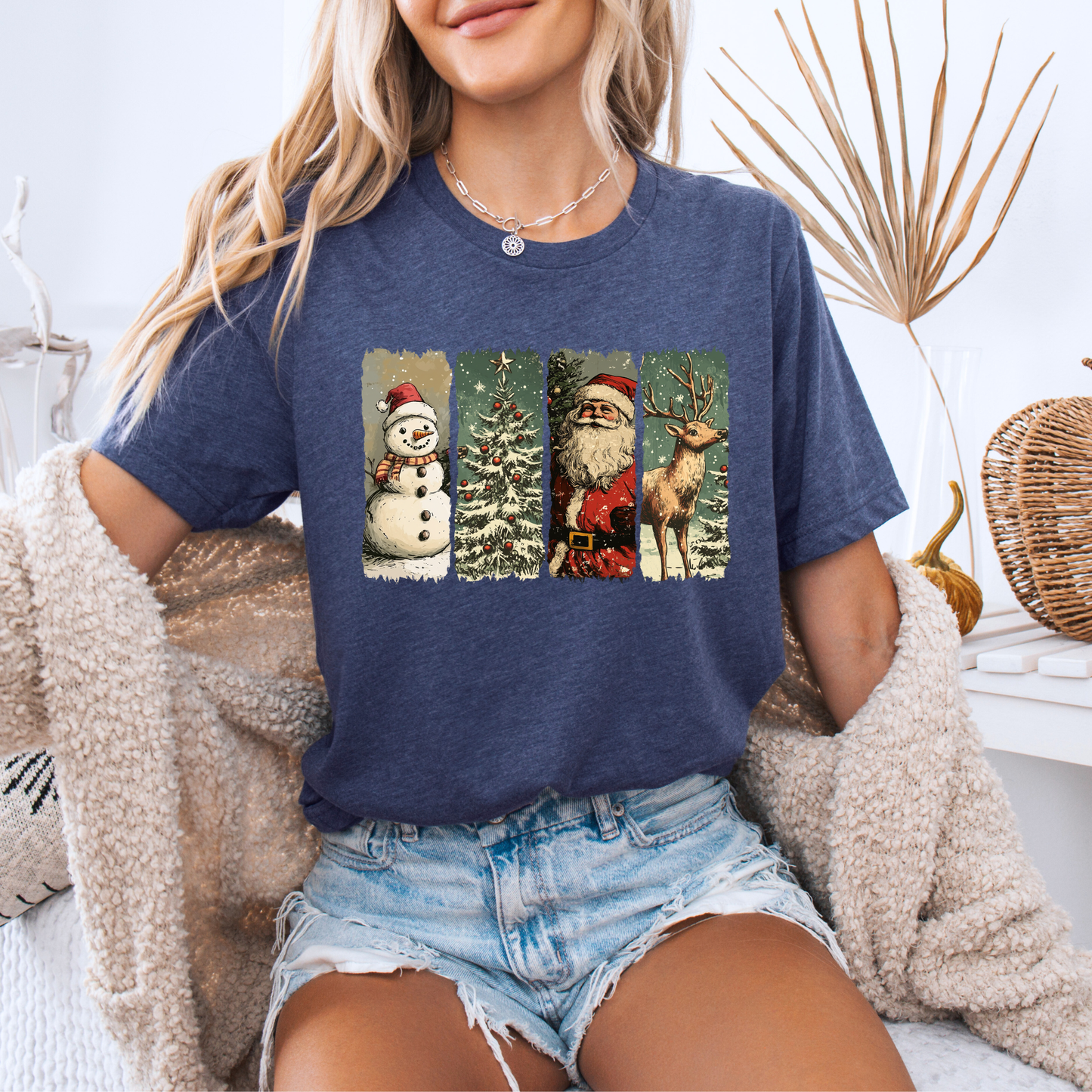 🌟🎄 Retro Holiday Magic 💫 100% Organic Cotton T-Shirt