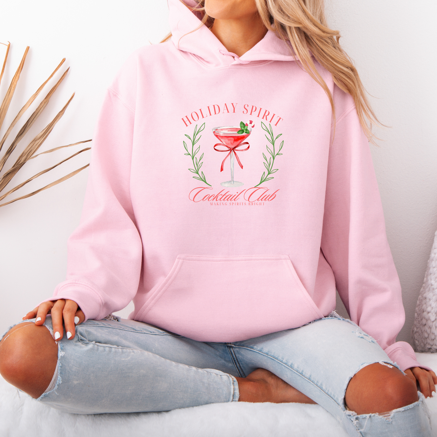 🍸 Holiday Spirit Cocktail Club 🎄  Luxuriously Thick Hoodie