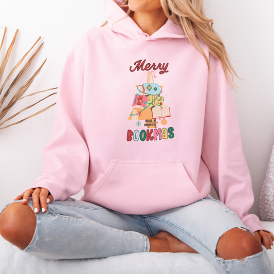 🎄 Merry Bookmas 📚  Luxuriously Thick Hoodie