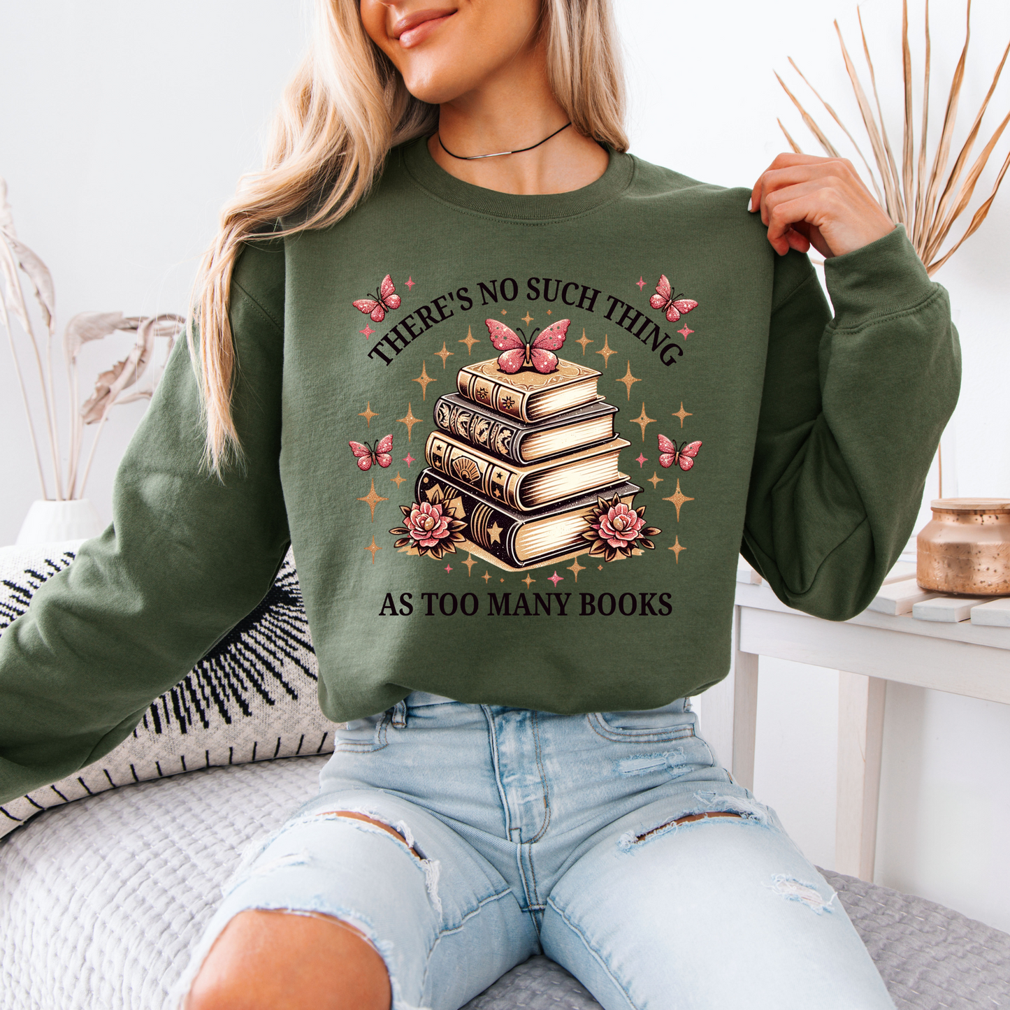 The Bookish Spark Organic Cotton Crewneck Sweatshirt
