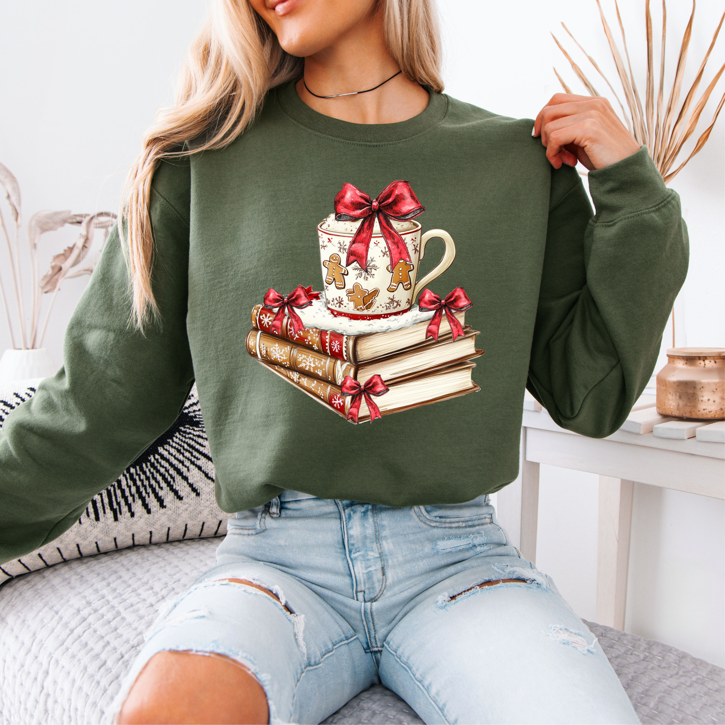 Gingerbread & Stories 📖 Organic Cotton Sweatshirt