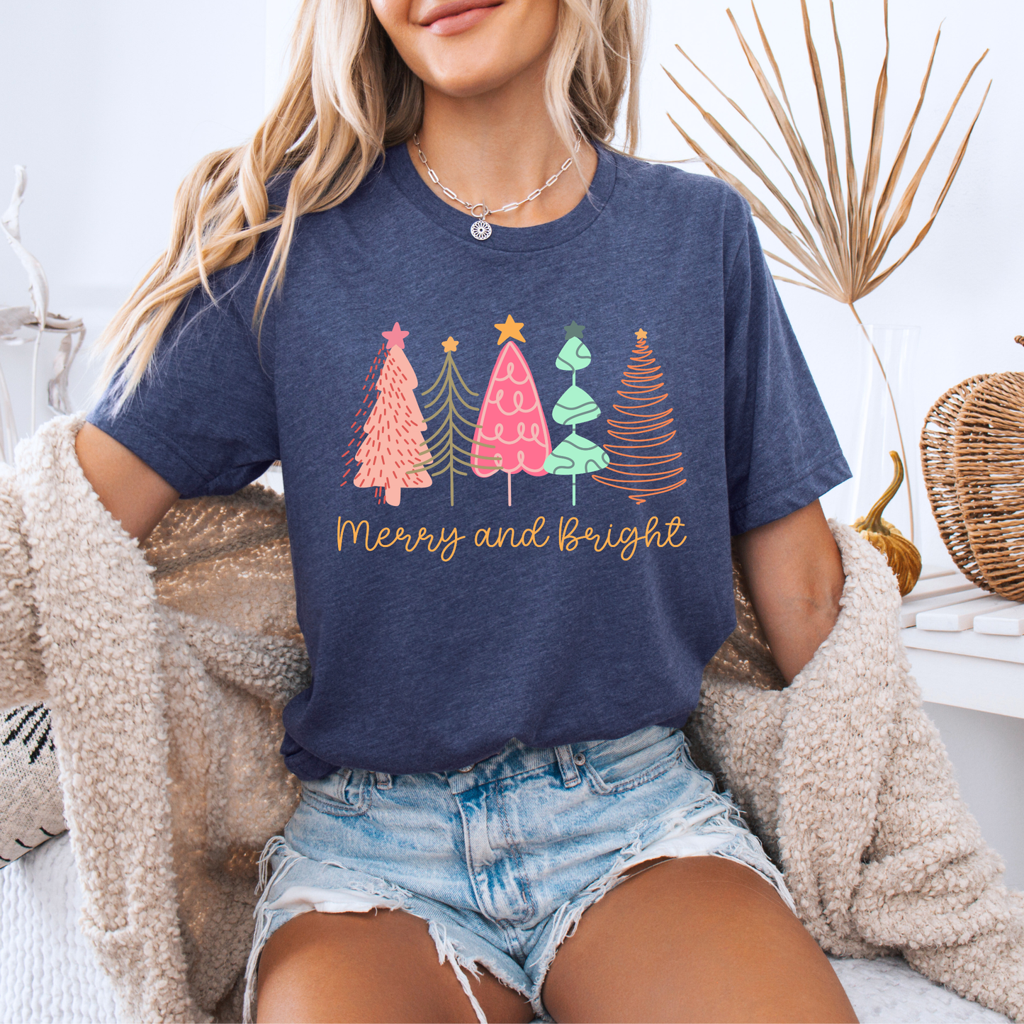 🎄✨ Merry & Bright Forest 🌟 100% Organic Cotton T-Shirt
