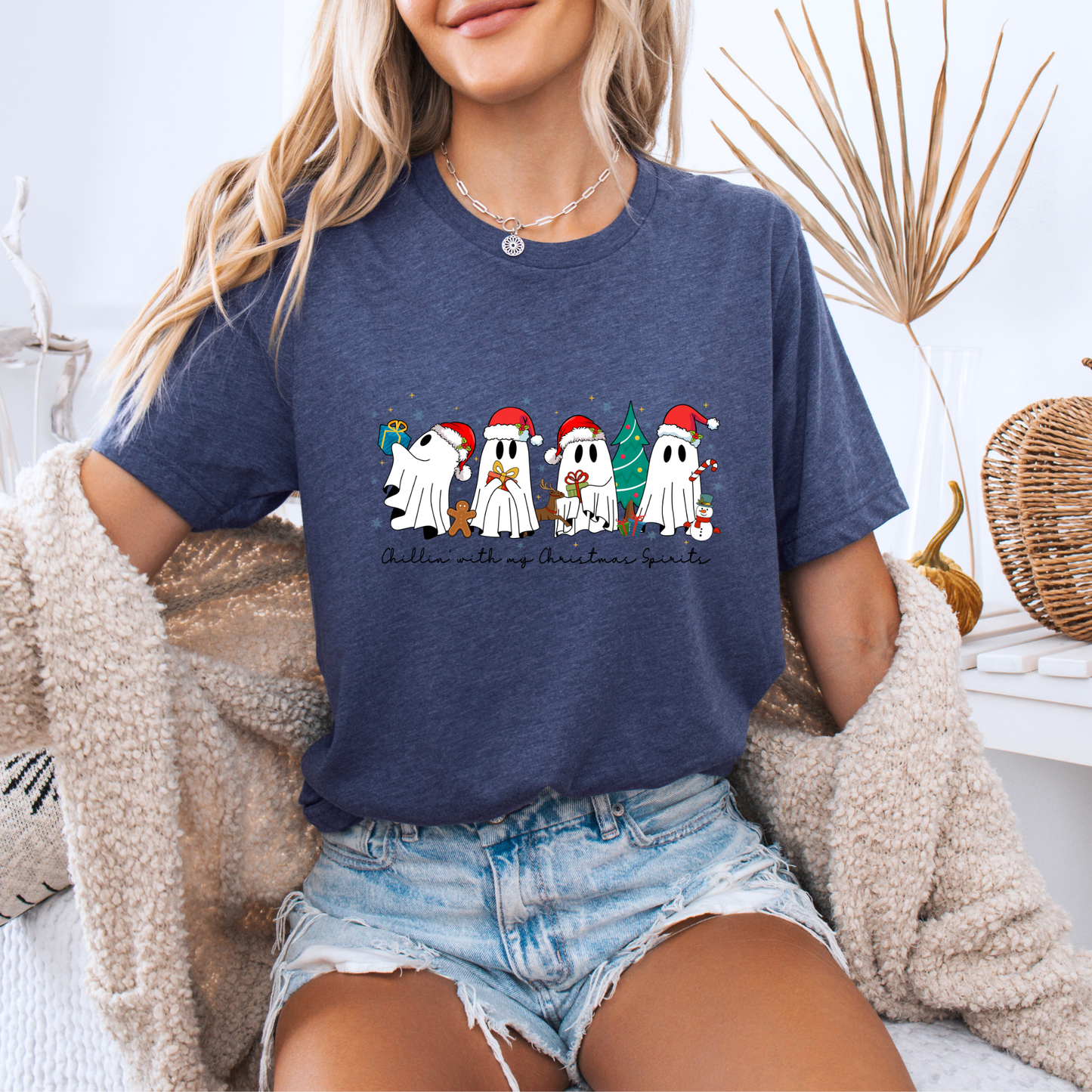 👻🎄 Ghostmas Crew ✨  100% Organic Cotton T-Shirt