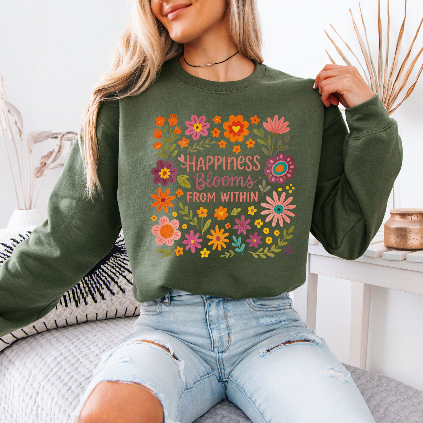 Happiness Blooms Sweatshirt🎀
