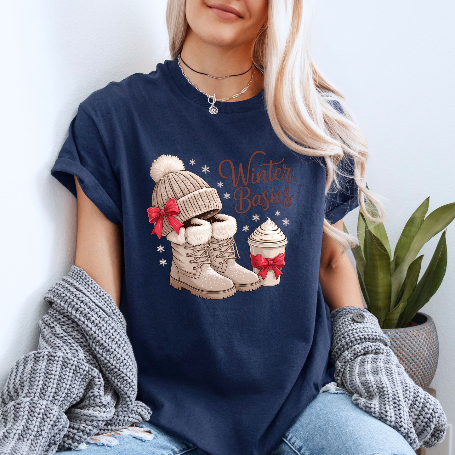 🎀 Winter Basics Cozy ❄️🧣☕
100% Organic Cotton T-Shirt