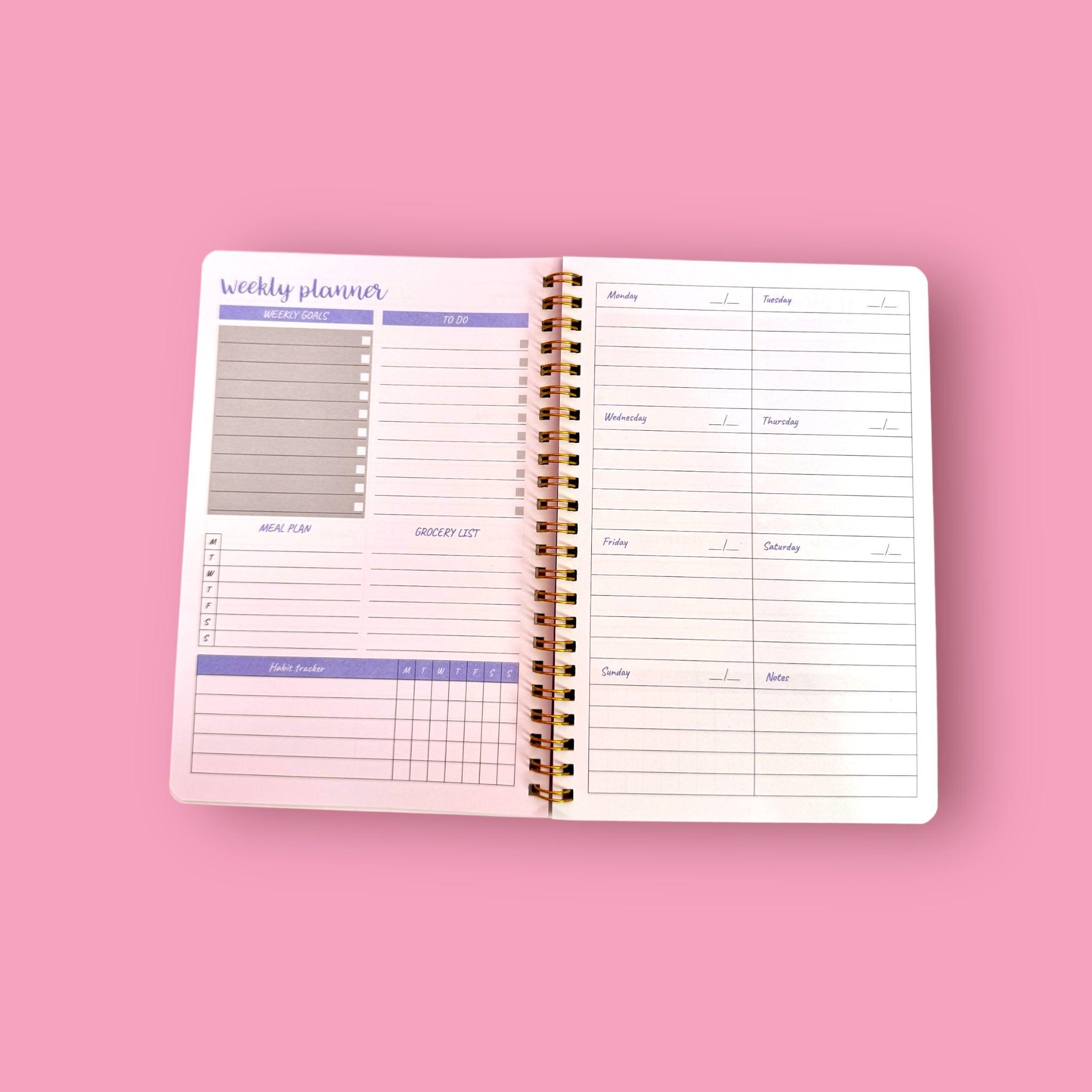 Weekly Undated Planner