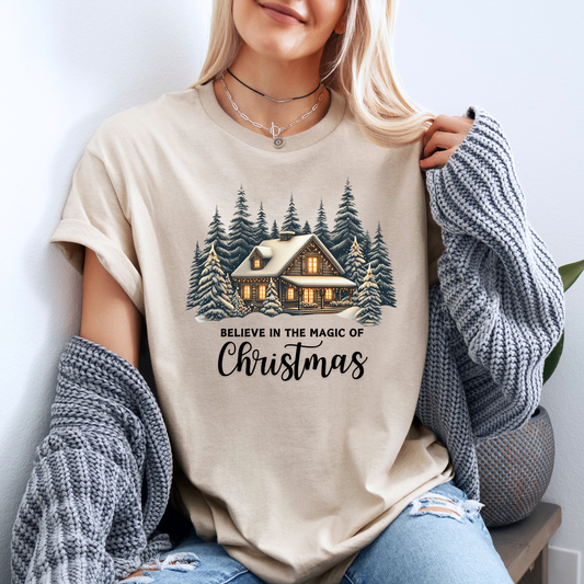 ❄️🏡 Winter Lodge Glow 💫  100% Organic Cotton T-Shirt