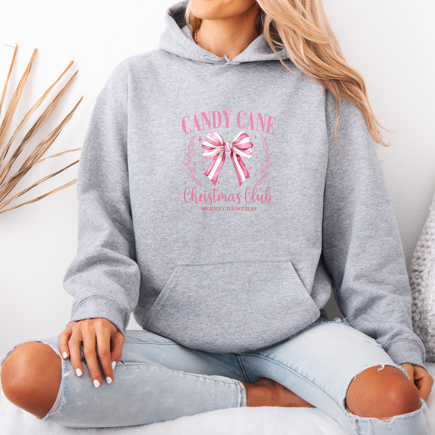 🍭 Candy Cane Christmas Club 🎄Luxuriously Thick Hoodie