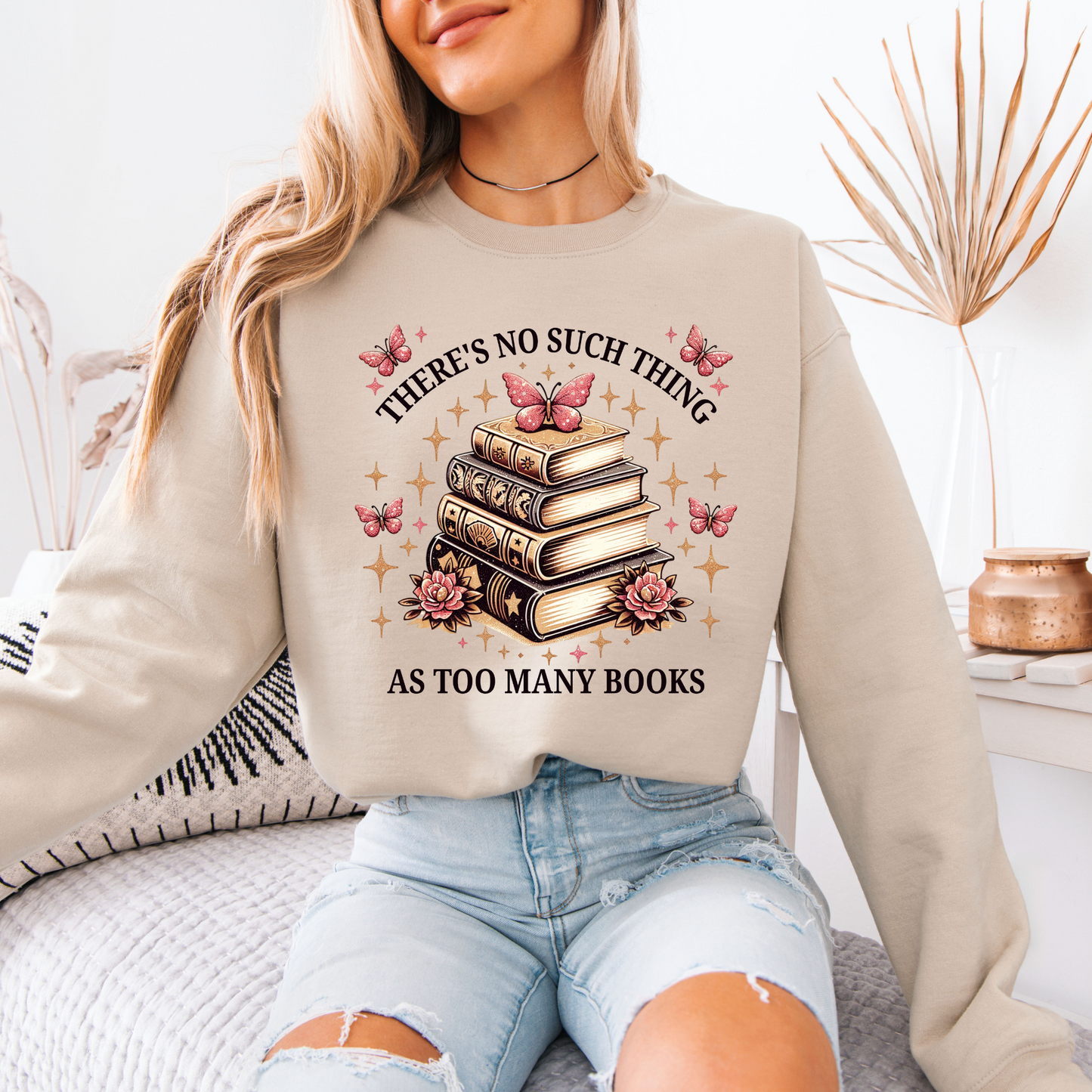The Bookish Spark Organic Cotton Crewneck Sweatshirt