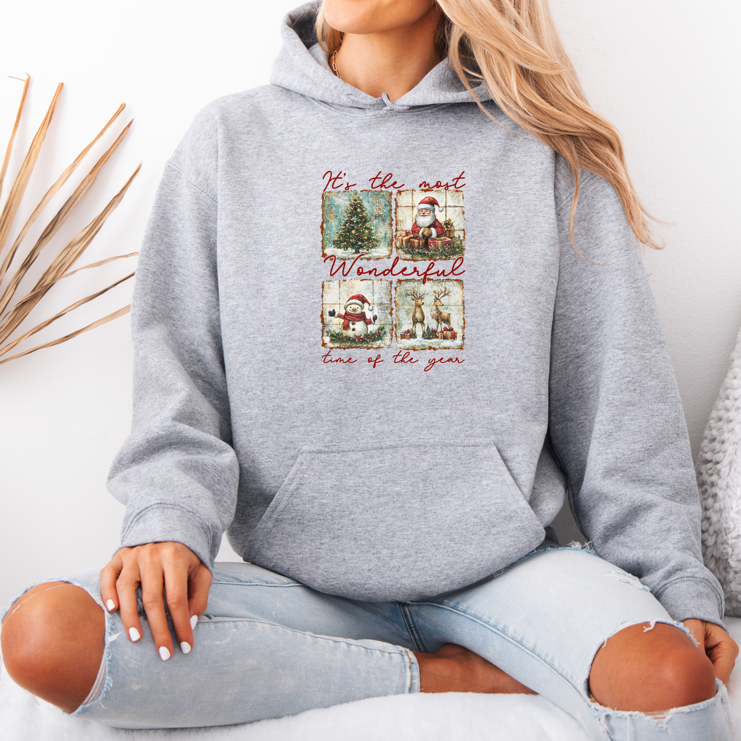 🎄 Vintage Christmas Magic ✨  Luxuriously Thick Hoodie
