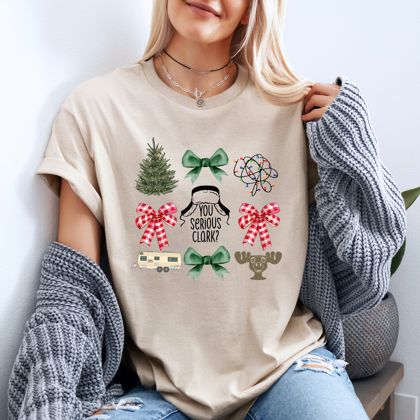 😂🎁 You Serious, Clark? ❄️  100% Organic Cotton T-Shirt