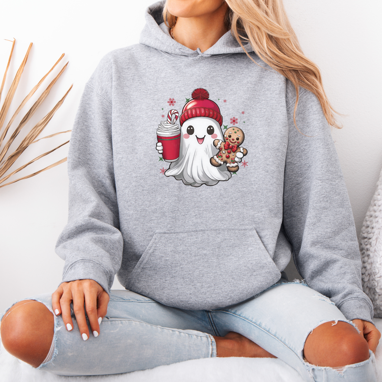 👻 Christmas Boo 🎄 Luxuriously Thick Hoodie