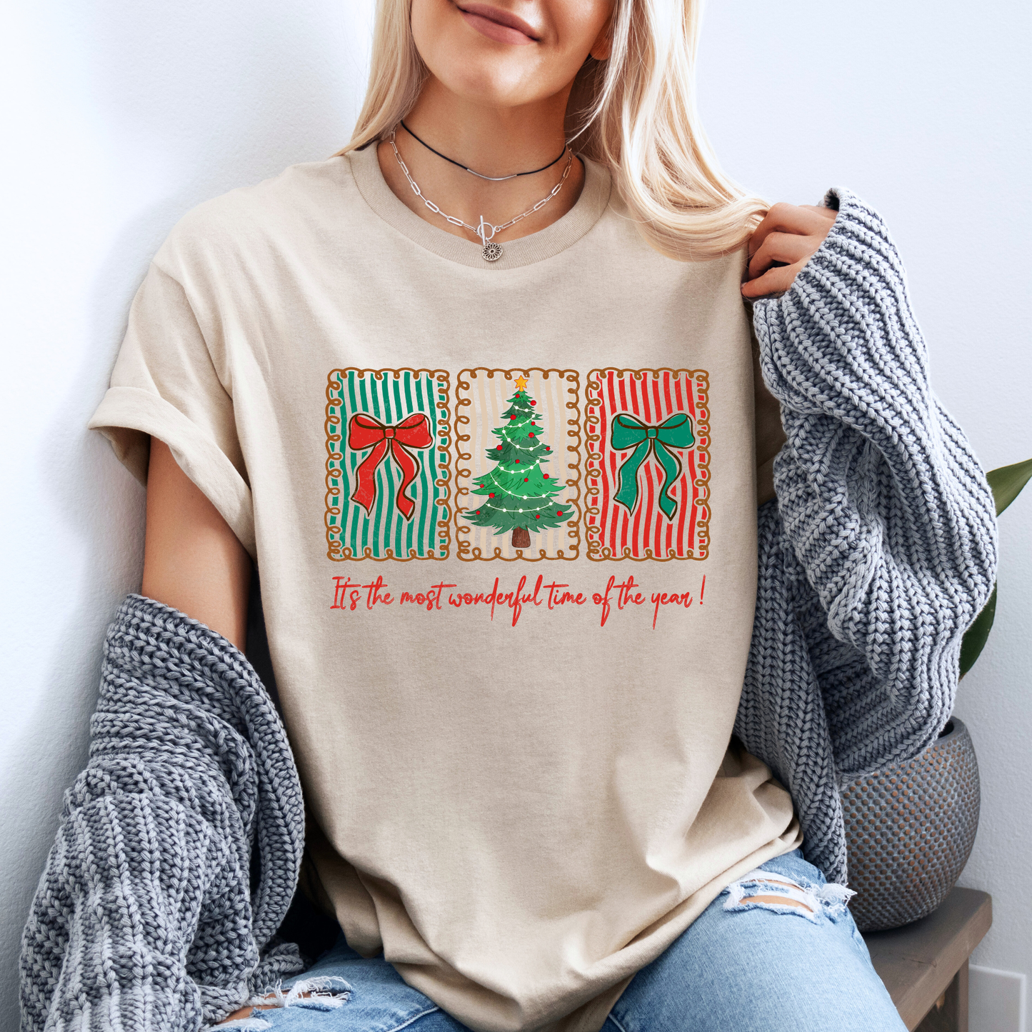 🍬🎄 Sweet Holiday Cheer ✨ 100% Organic Cotton T-Shirt