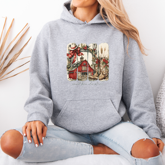 🎄 Small Town Christmas 🏘️  Luxuriously Thick Hoodie