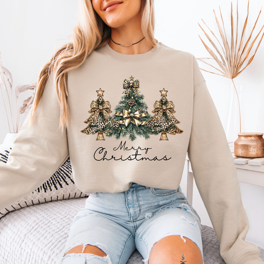 ✨ Golden Glam Christmas 💛🎄 Organic Cotton Sweatshirt