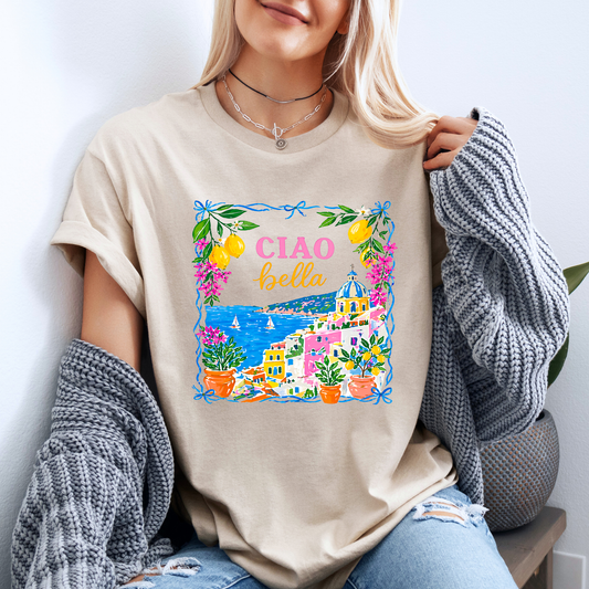 💙 Ciao Bella Seaside T-Shirt 🍋🌊