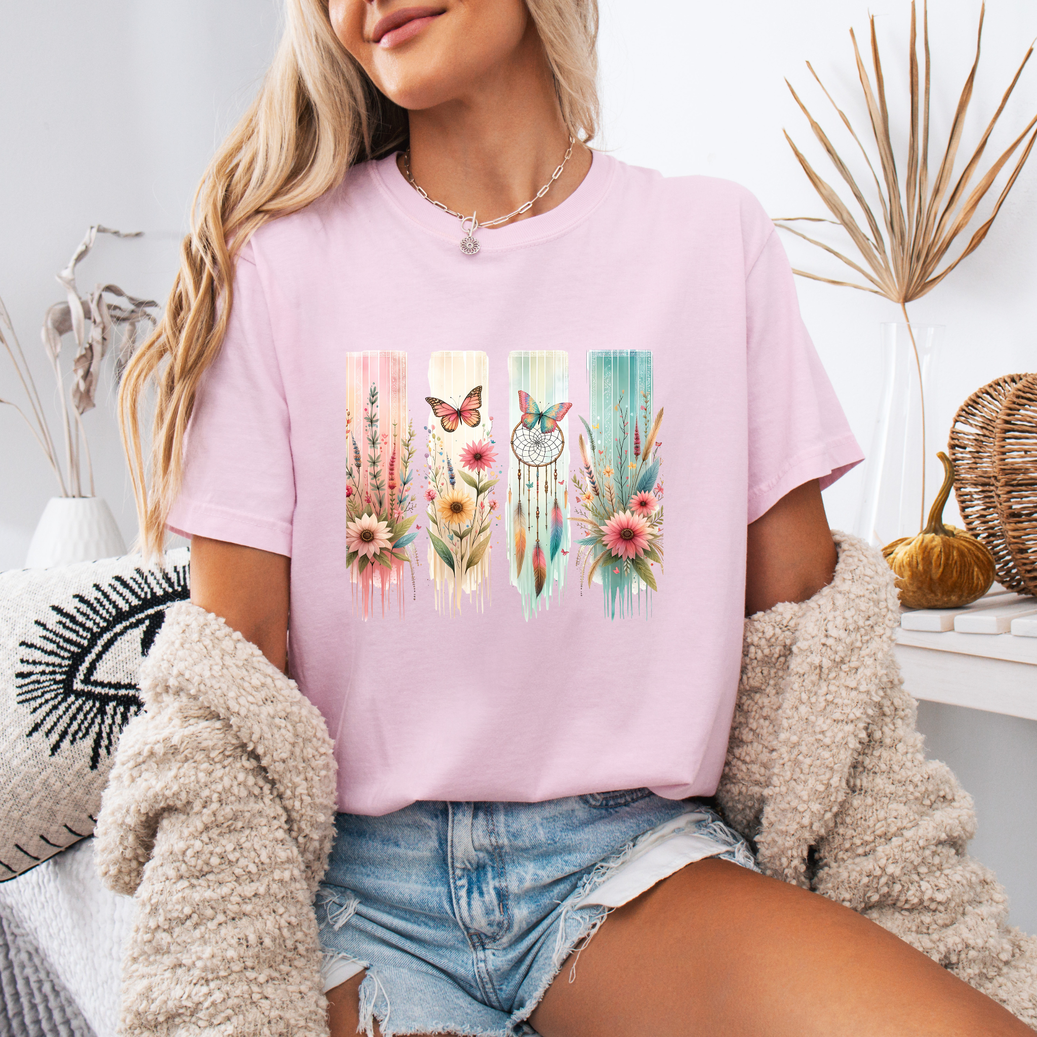 Boho Dreams T-shirt 100% Organic Cotton