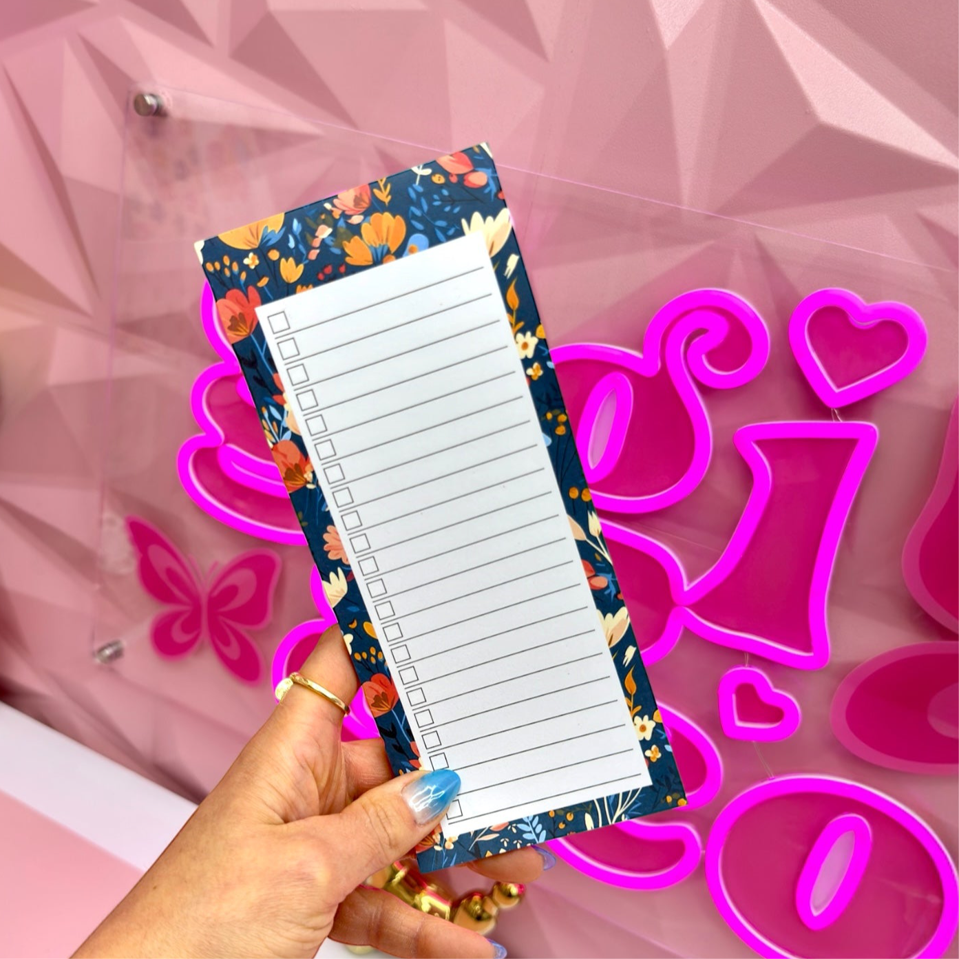 Floral Magnetic Shopping List Pad – Pretty & Practical!
Fridge Must-Have 🛒🌸✅