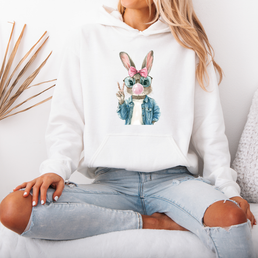 🐰 Bubblegum Bunny Hoodie 🌸
