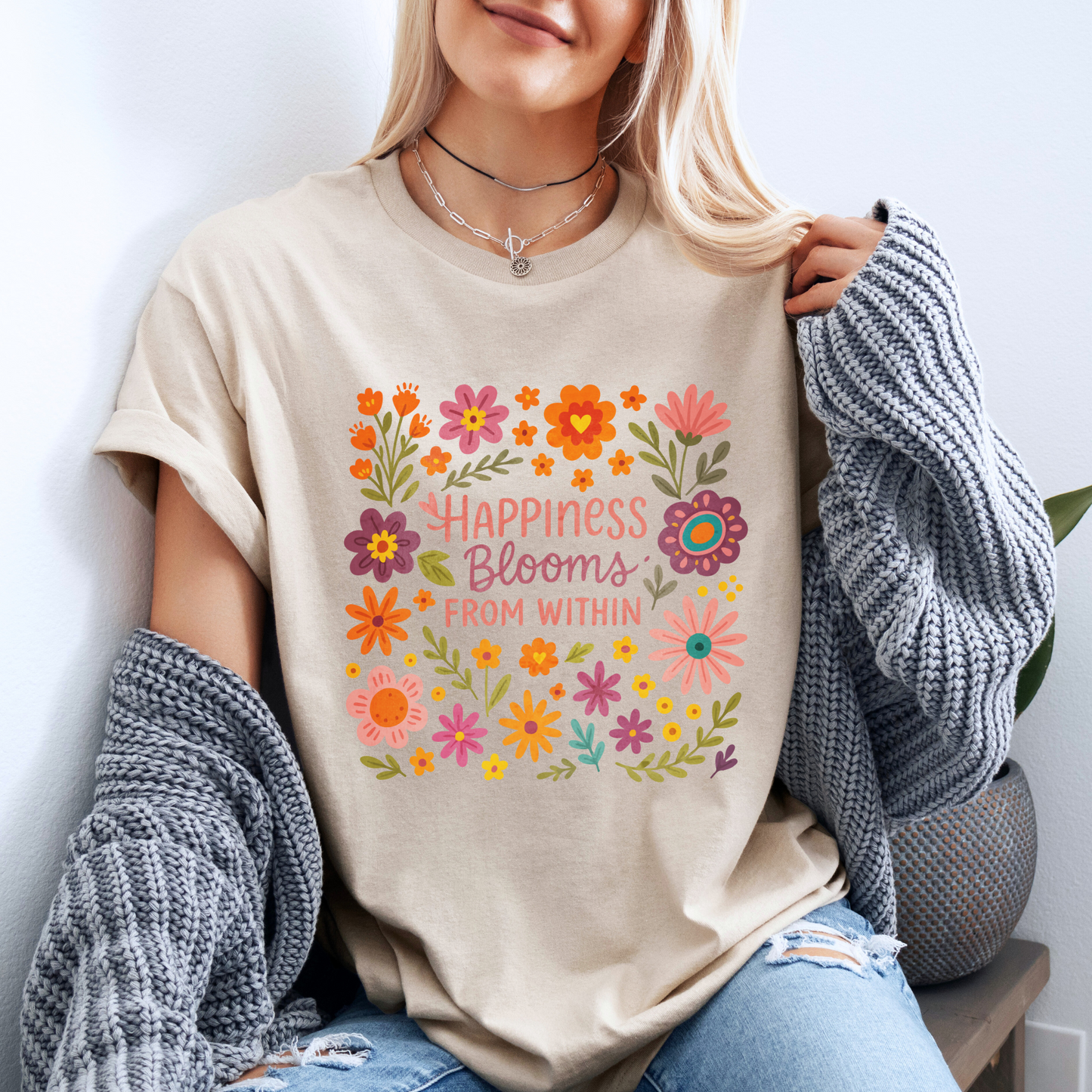 Happiness Bloom T-Shirt✨
