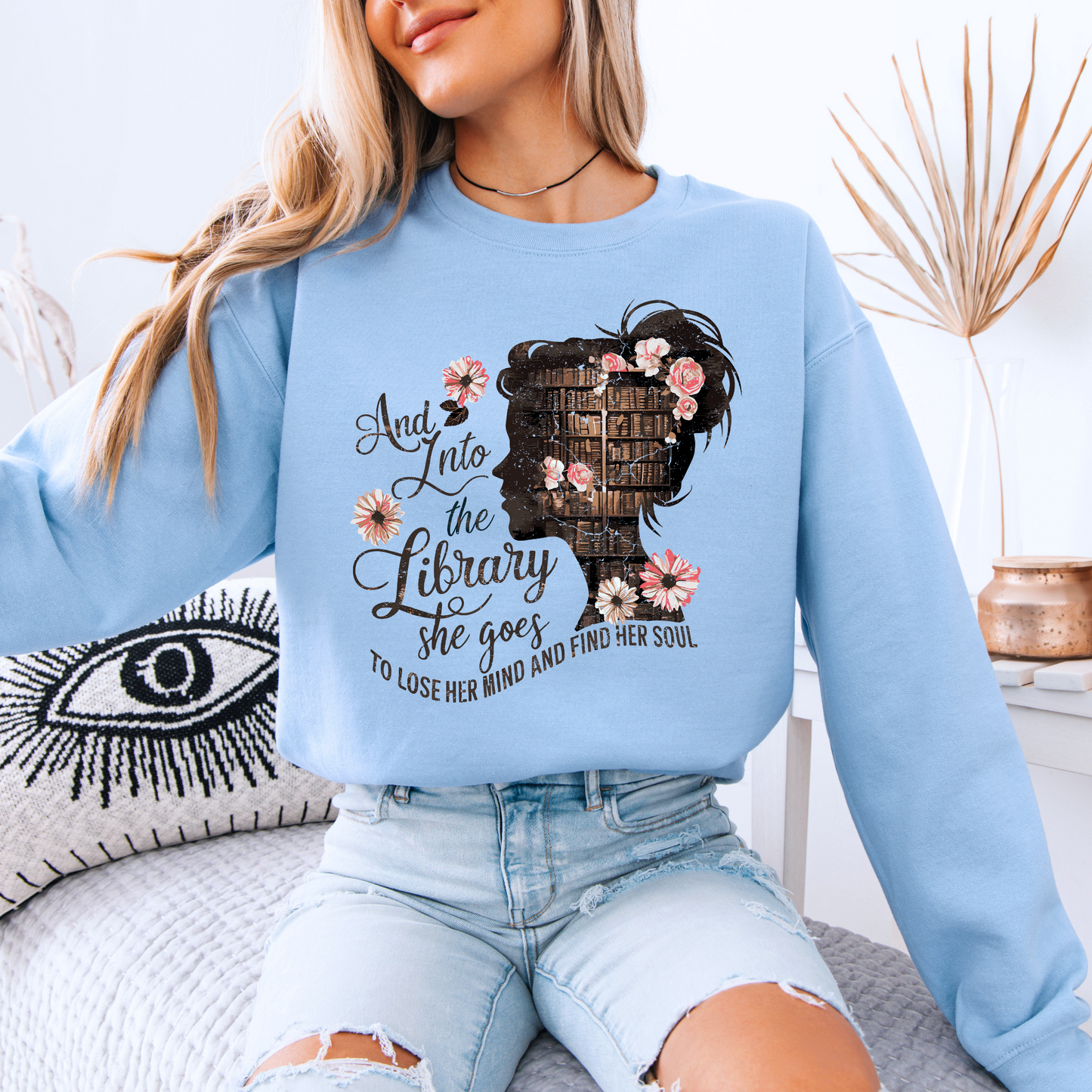 The Library Within Organic Cotton Crewneck Sweatshirt
